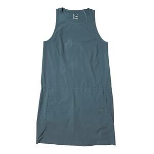 arcteryx contenta slate grey blue shift mini dress gorpcore active